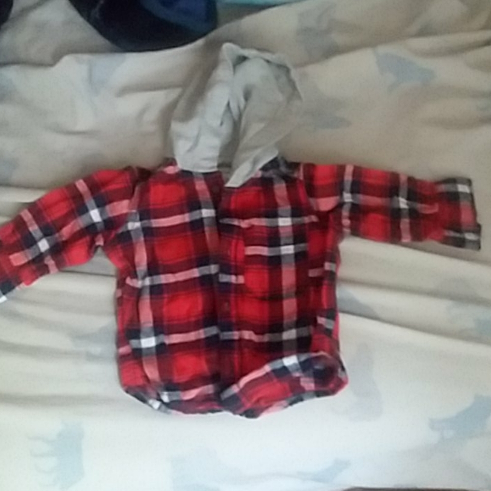 Hooded fall jacket